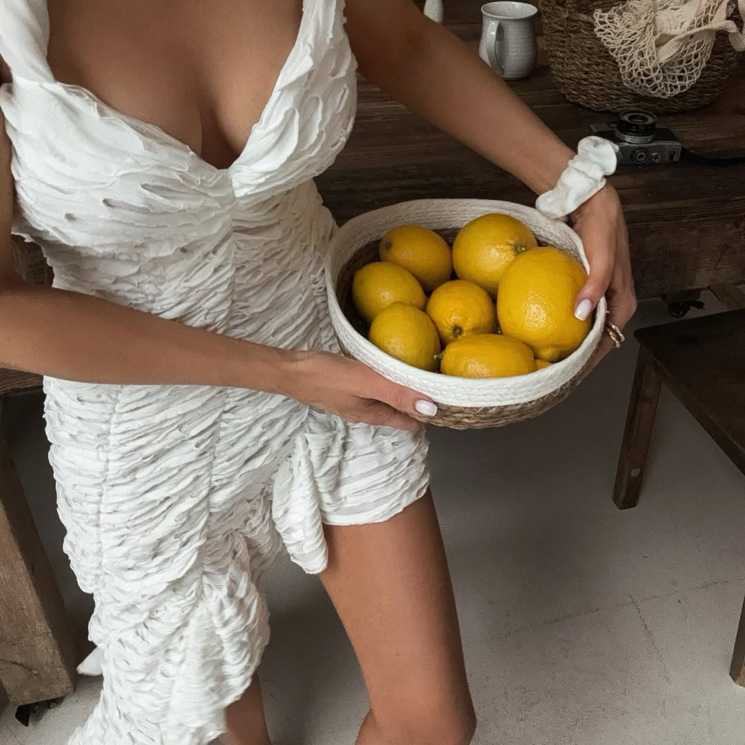 Asymmetrical Hem Strapless Dress with Waist Cinching & Backless Cutout 