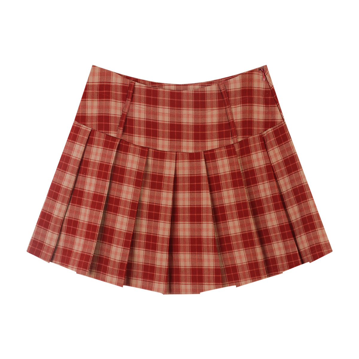 Classic Plaid Pleated Skirt