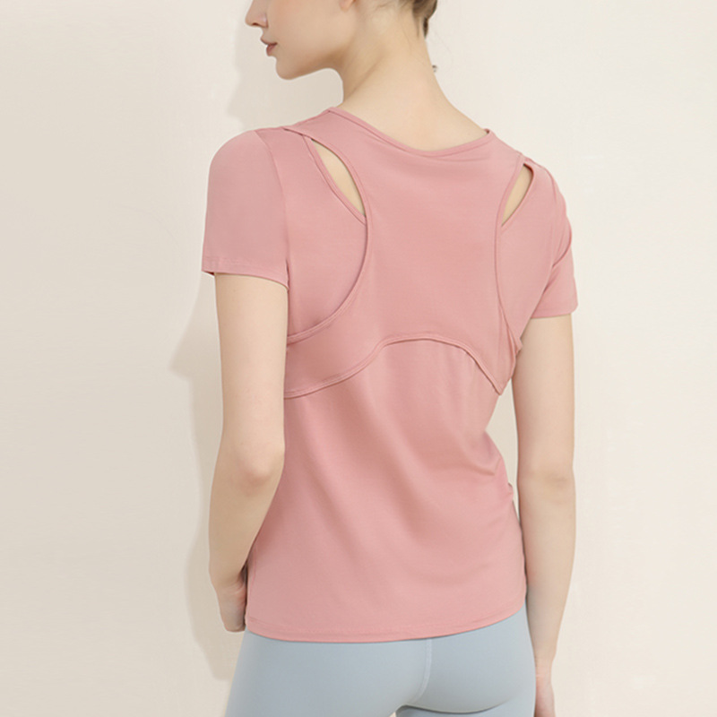 Women's Basic Round - Neck Short - Sleeve T - Shirt