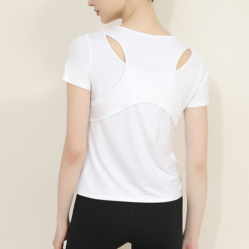 Women's Basic Round - Neck Short - Sleeve T - Shirt