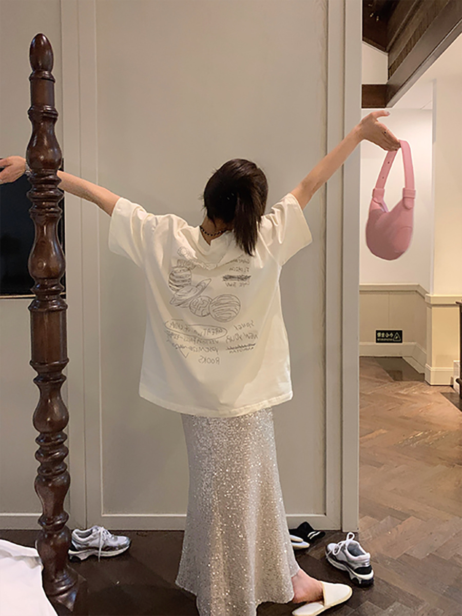 Elegant Sequined Maxi Skirt - Versatile Sparkling Hemline