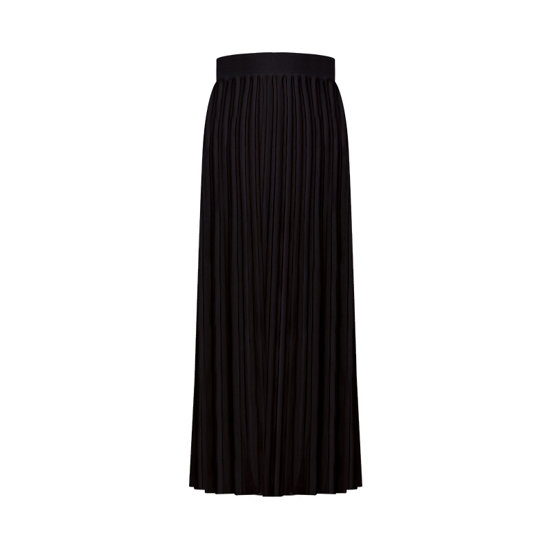Elegant Pleated Long Skirt - Versatile Feminine Style 02
