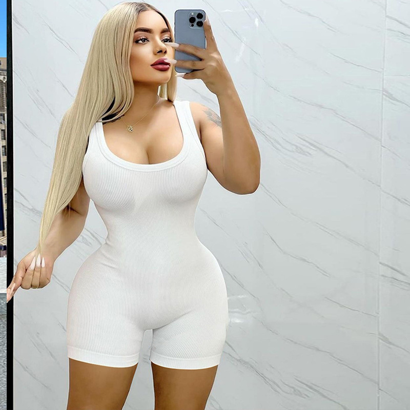 Fashionable Solid Color Slim Fitting And Slimming Backless Jumpsuit - Sexy and Stylish One-Piece for Women