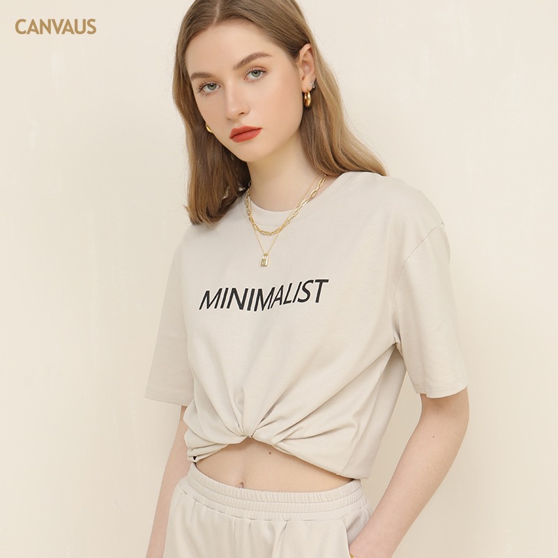 Minimalist Graphic Tee - Classic Crew Neck Style 02