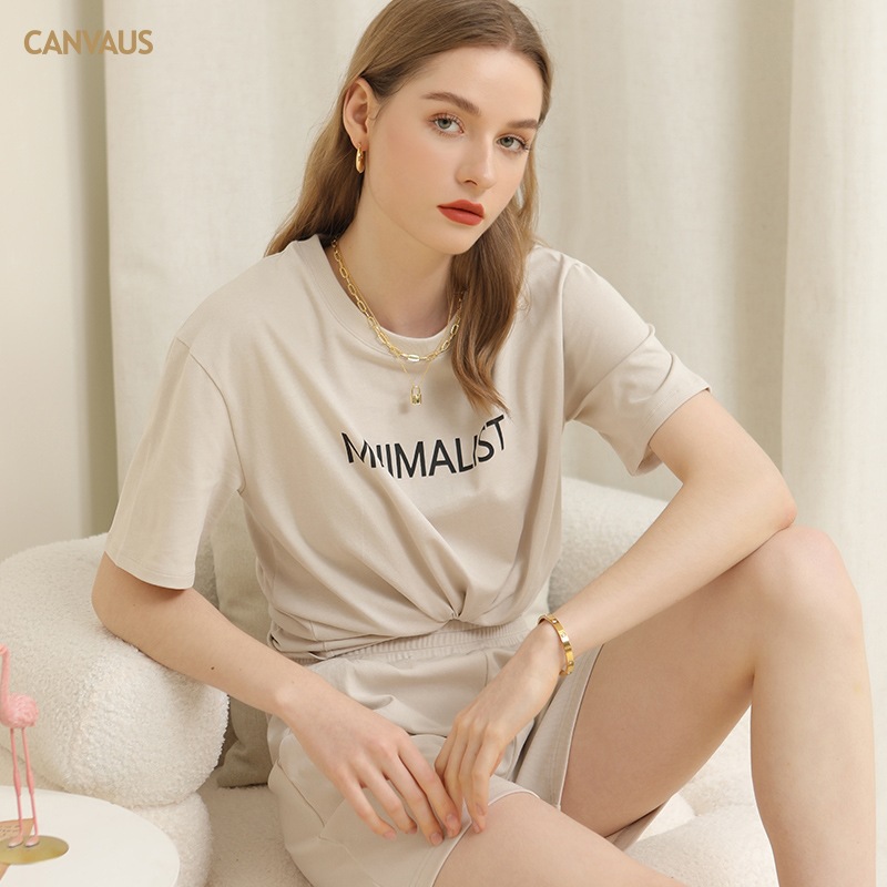 Minimalist Graphic Tee - Classic Crew Neck Style