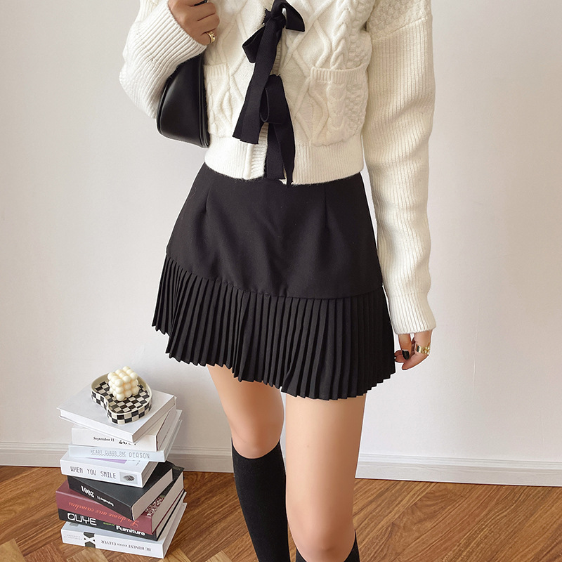 Women's A-Line Pleated Mini Skirt