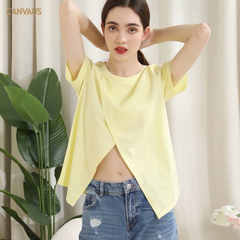 Women's Trendy Asymmetric Cut T-Shirt