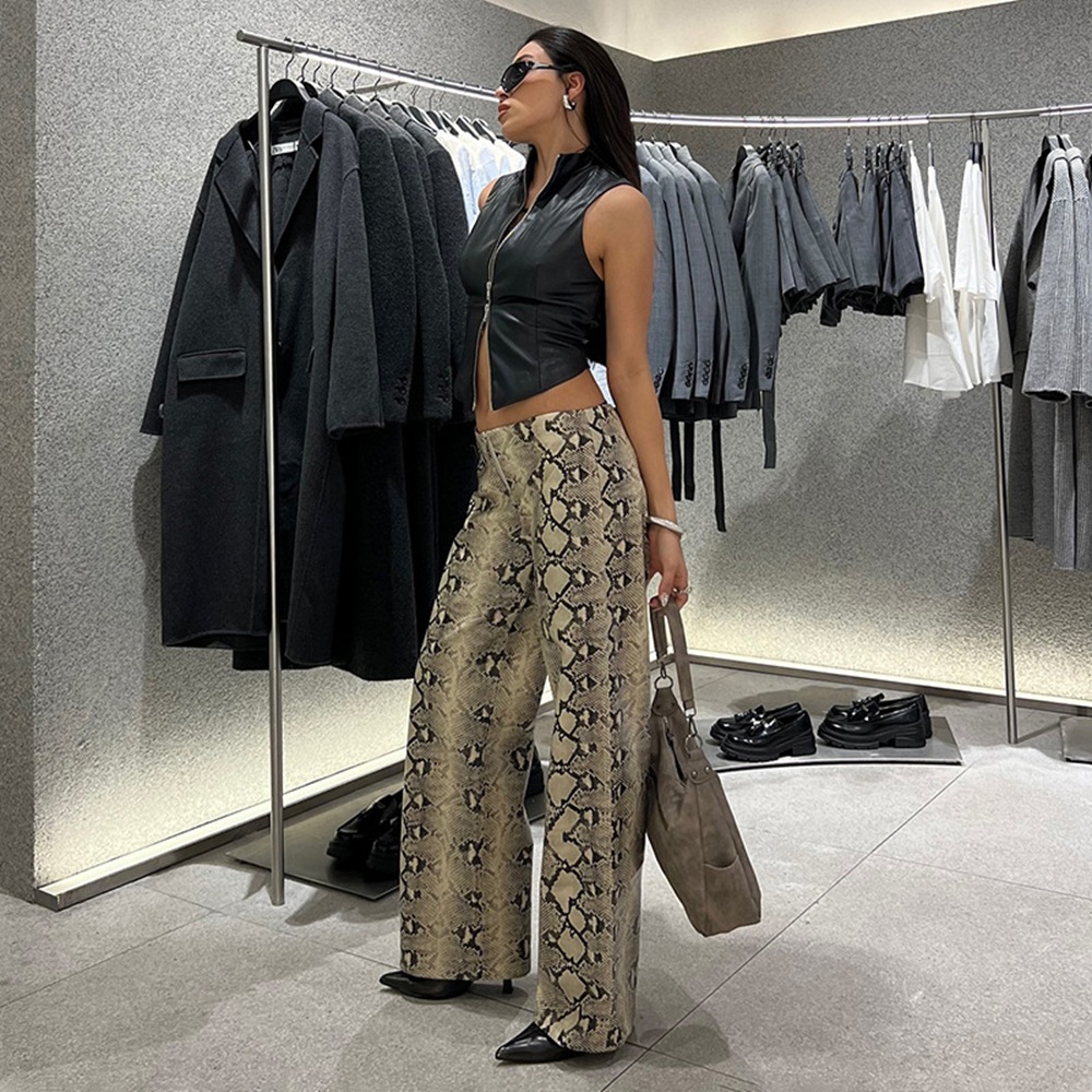 Sexy Backless PU Vest