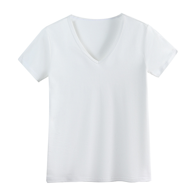 Elegant V-Neck T-Shirt 01