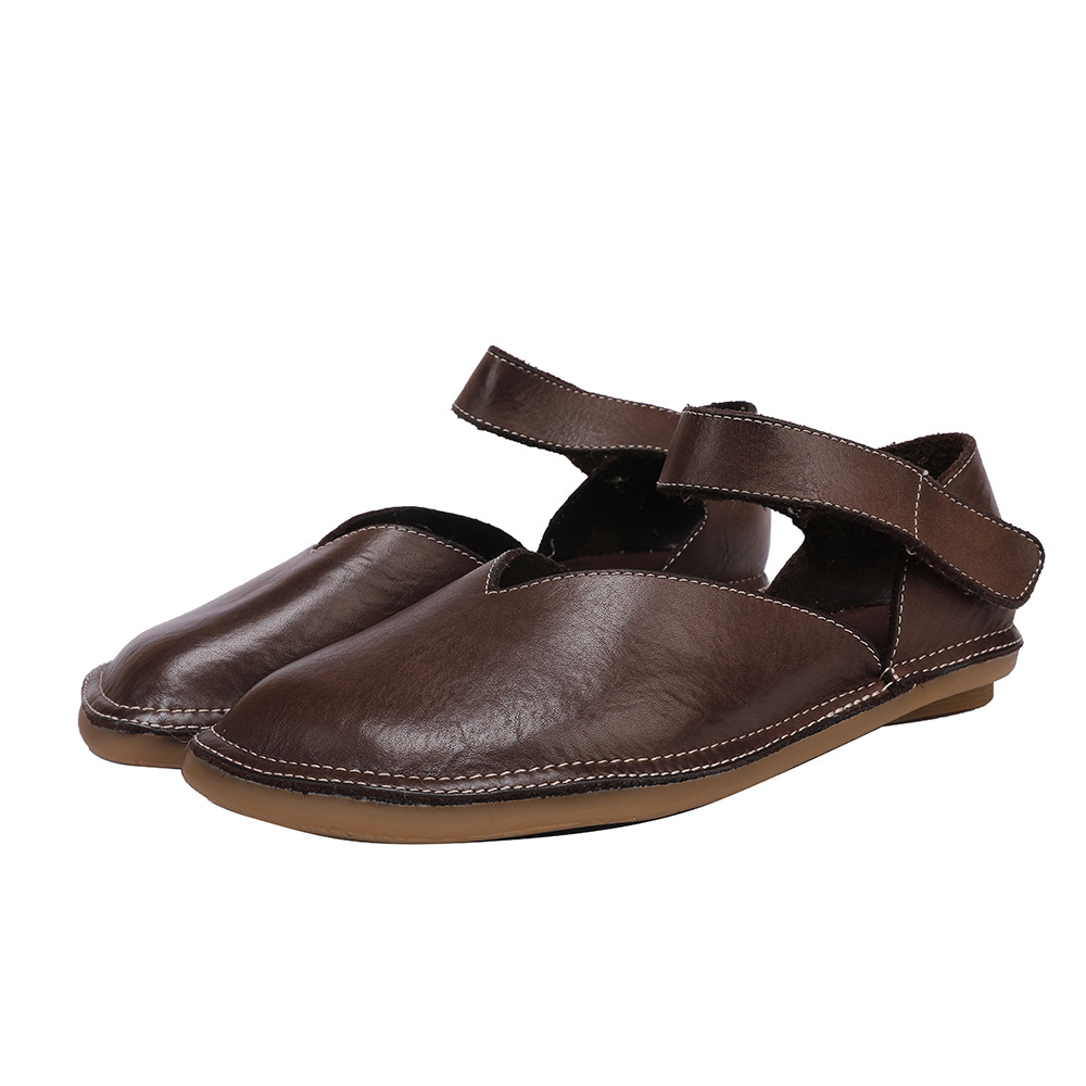 Leather Soft-Top Shoes - Comfortable Casual Women's Footwear
